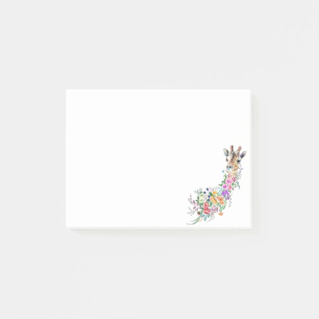 Post-it® Fleurs Bouquet Giraffe Publier ses notes (Devant)