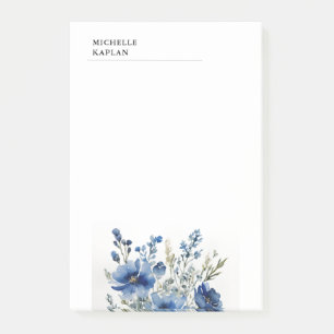 Post-it® Fleurs d'aquarelle professionnelles modernes en no