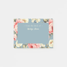 Post-it® Fleurs de jardin de campagne personnalisées