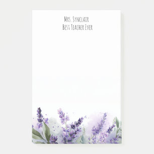 Post-it® Fleurs de lavande personnalisées pour l'appréciati