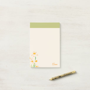Post-it® Fleurs d'eau douce personnalisées rose