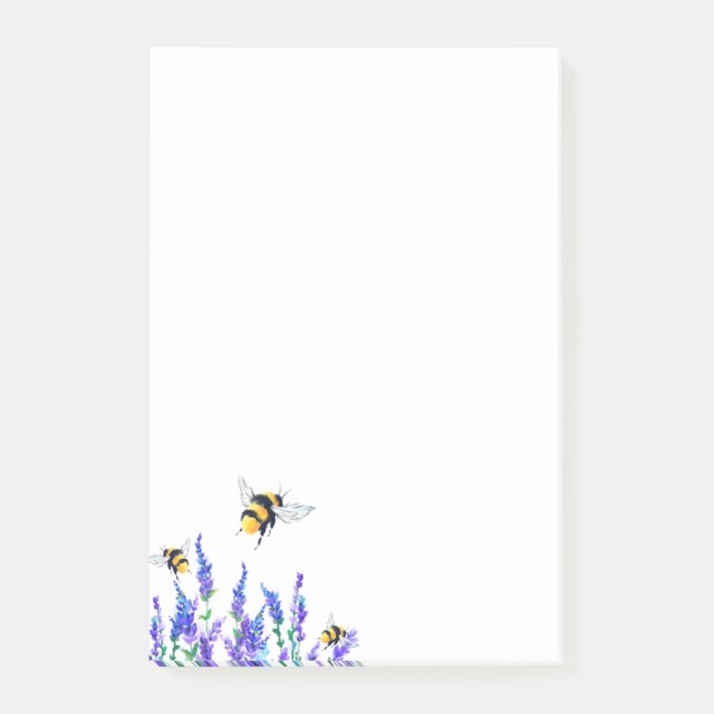 Post-it® Fleurs et abeilles Publier des notes (Devant)
