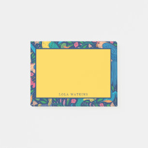 Post-it® Fleurs et perroquets colorés