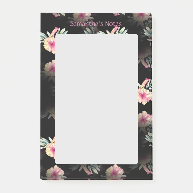 Post-it® Fleurs Hibiscus personnalisées (Devant)