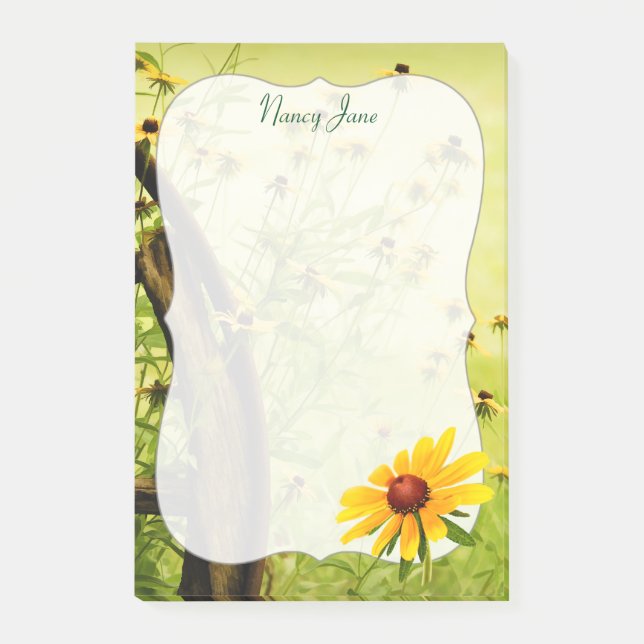Post-it® Fleurs sauvages - Susans aux yeux noirs Photograph (Devant)