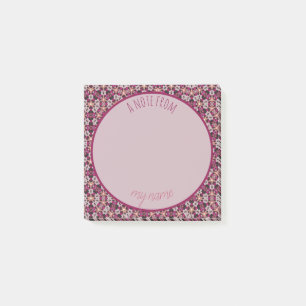 Post-it® Floral Bourgogne