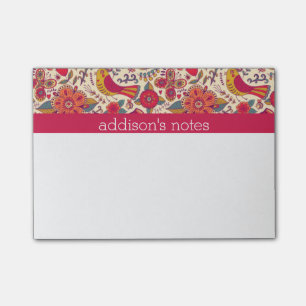 Post-it® Floral de fantaisie + Nature