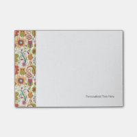 Floral et hibou de couleur