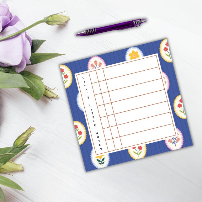 Post-it® Floral Lined Frame – Blossom Time Sticky Notes (Créateur téléchargé)