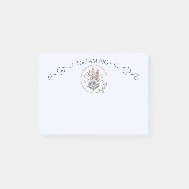 Post-it, floral und anspruchsvoll. post-it klebezettel (Vorderseite)