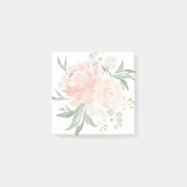 Post-it® Flore d'aquarelle de printemps et de bracelet (Devant)