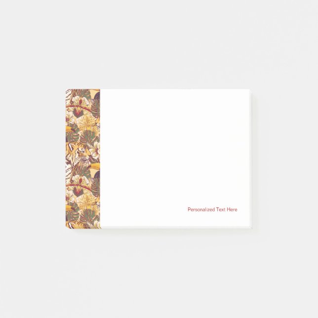 Post-it® Flore tropicale avec tigre (Devant)