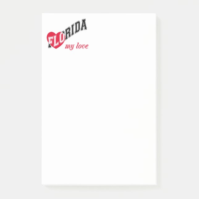 Post-it® Floride mon amour (Devant)