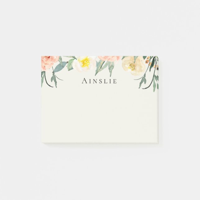 Post-it® Flower Garden Notes postales personnalisées (Devant)