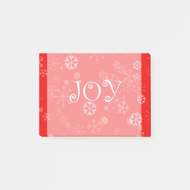 Post-it® Flurys de la joie hivernale (Devant)