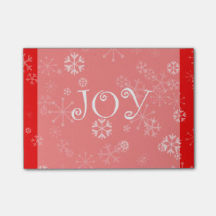 Post-it® Flurys de la joie hivernale