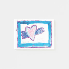 Post-it® Flying Heart - Dessins d'enfants pour le CHOC 