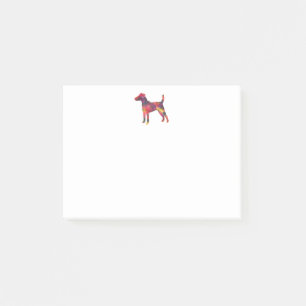 Post-it® Foin lisse Terrier Chien race Geo Silhouette Multi