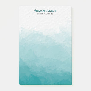 Post-it® Fond aquarelle vert cyan