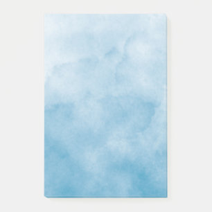 Post-it® fond d'aquarelle bleu océan pour emballage