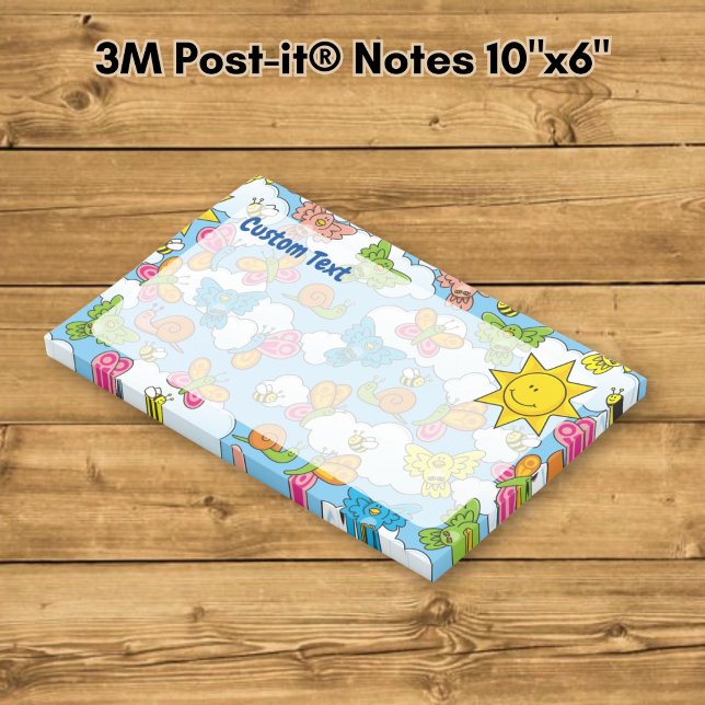 Post-it® Fond de bébés animaux (Créateur téléchargé)