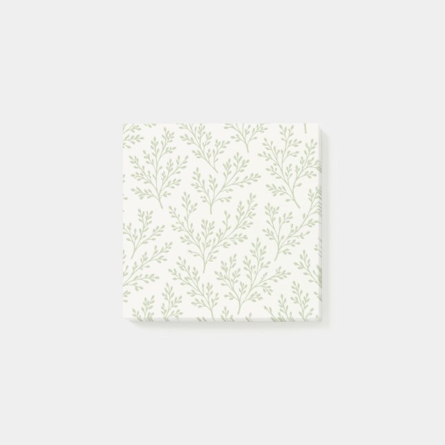 Post-it® Forest Sprigs Soft Olive - Neutre (Devant)