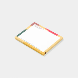 Post-it® Formes organiques abstraites colorées