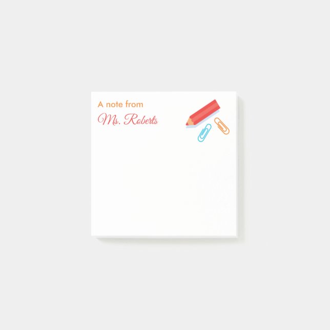 Post-it® Fournitures scolaires (Devant)