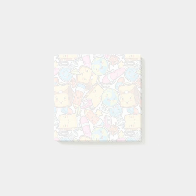 Post-it® Fournitures scolaires Notes post-it du Motif (Devant)