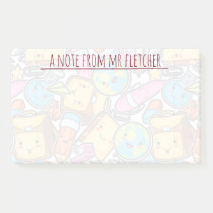 Post-it® Fournitures scolaires personnalisées Motif