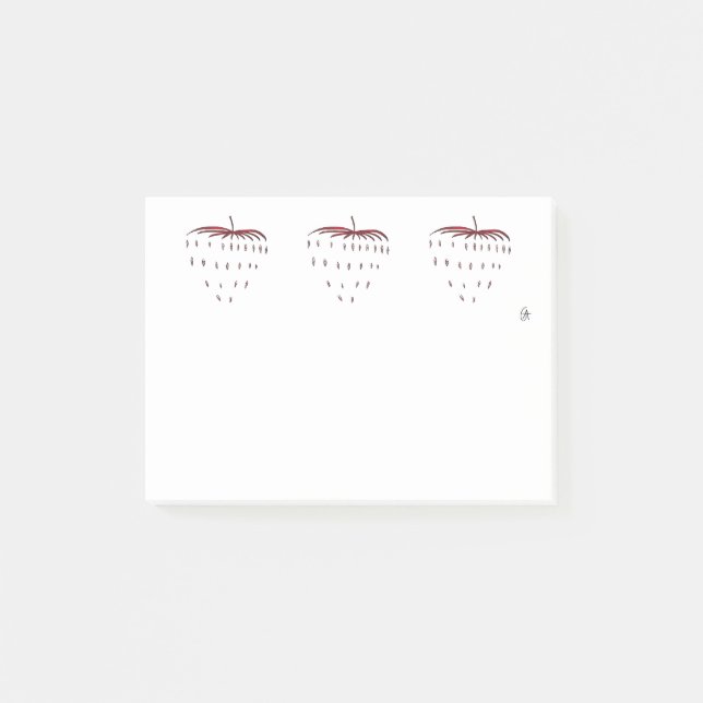 Post-it® Fraise (Devant)