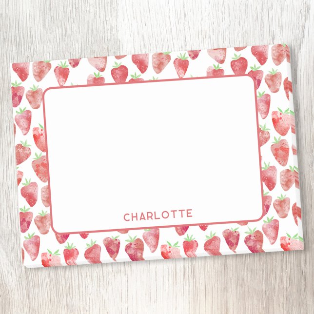 Post-it® Fraise personnalisée (Créateur téléchargé)