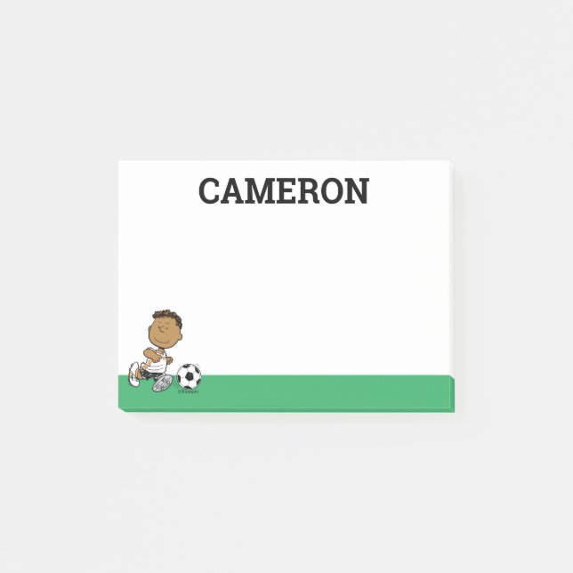 Post-it® Franklin Jouer Au Football (Devant)