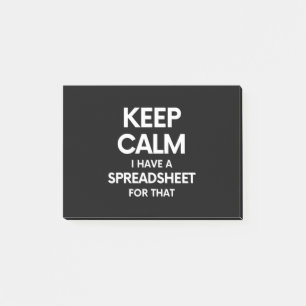 Post-it® Freak in the Sheets - Tableaux Microsoft Excel