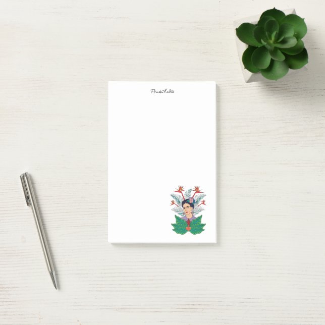 Post-it® Frida Kahlo | Oiseaux de Paradis Floral Graphic (Bureau)