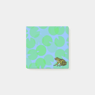 Post-it® Frog with Lilly Pads Post it Notes