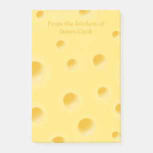 Post-it® Fromage Suisse Fantaisiste Personnalisé Magnifique