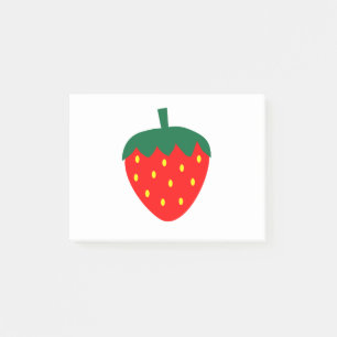 Post-it® Fruits de fraise Berry Été Rouge