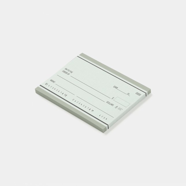 Post-it® Fun "Blank Rain Checks" (Incliné)