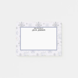 Post-it® Fun De Neige Fun Aquarelle Du Bureau De Sticky