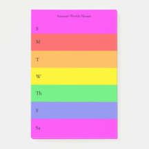 Fun Rainbow Custom Planner couleur