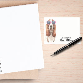 Post-it® Funny Basset Hound Personnalisé