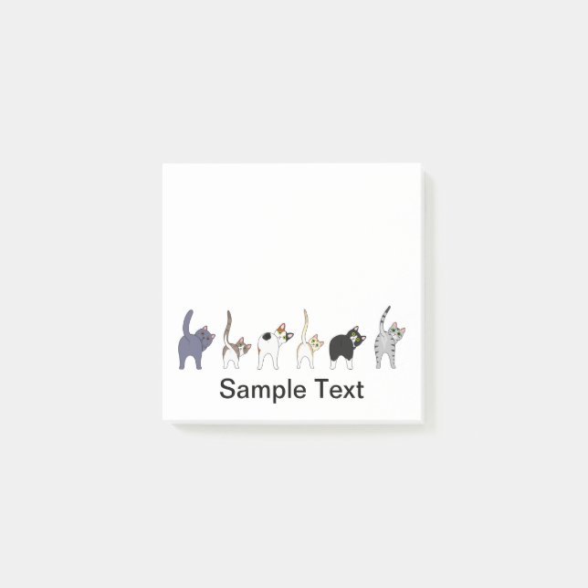 Post-it® funny cats design post it (Devant)