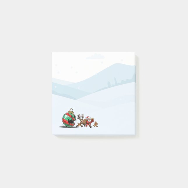 Post-it® Funny Christmas Post-It Notes | Santa Notes (Devant)