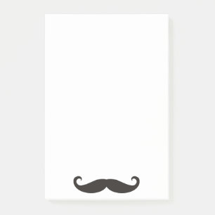 Post-it® Funny Mustache / Schnurrbart + votre texte