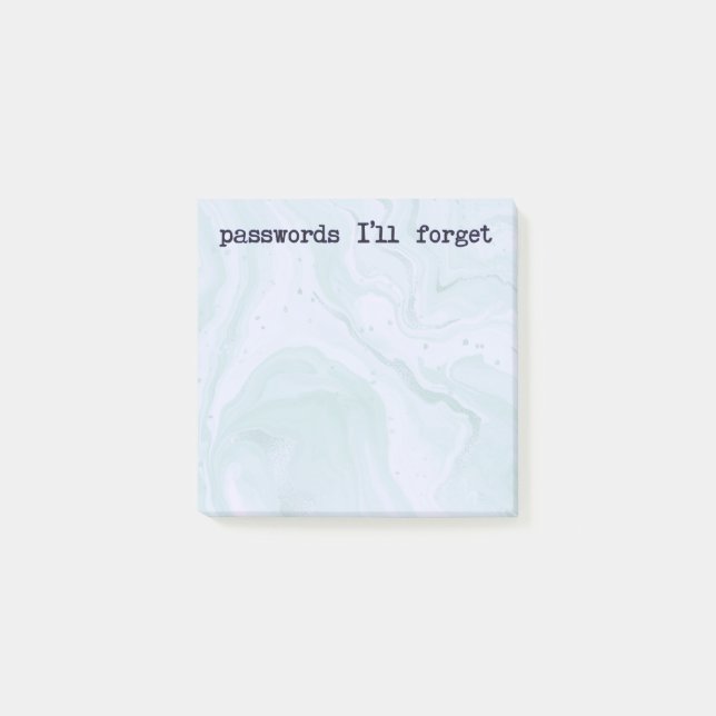 Post-it® Funny Notes | Password Sticky Note | Office Notes (Devant)