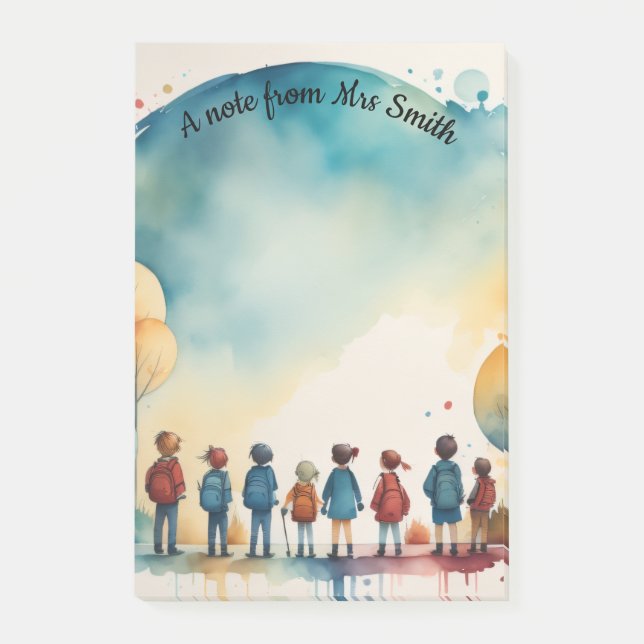 Post-it für Lehrer Klebezettel (Vorderseite)