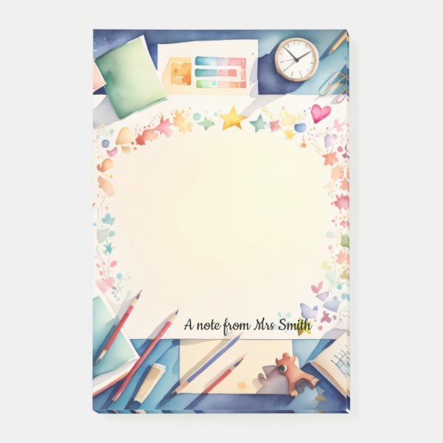 Post-it für Lehrer Post-it Klebezettel (Vorderseite)