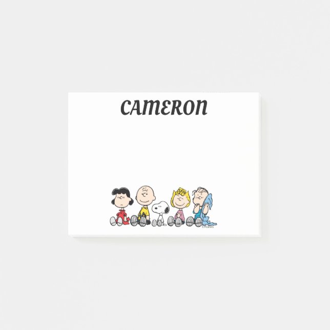 Post-it® Gang D'Arachides Assis Ensemble (Devant)