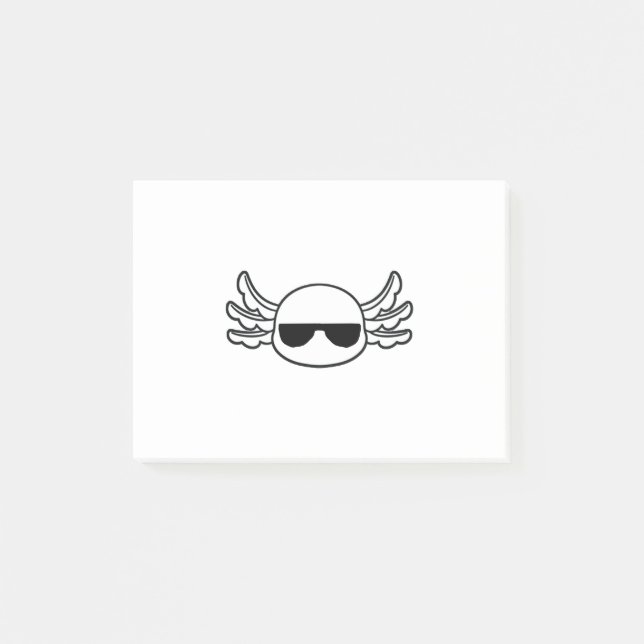 Post-it® Gangster Axolotl Shades Funny Fish Funny (Devant)